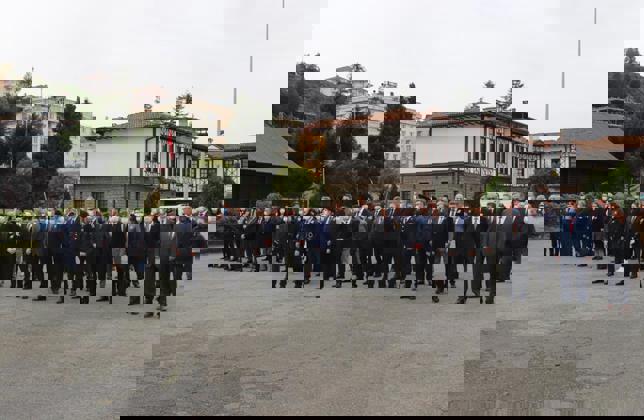 ULU ÖNDER ATATÜRK İÇİN İLÇEMİZDE TÖREN DÜZENLENDİ